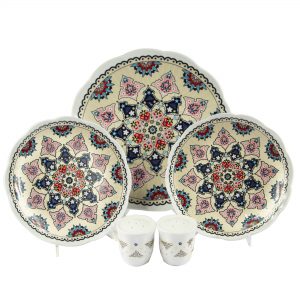 سرویس چینی سورنا زرشکی ۹ پارچه